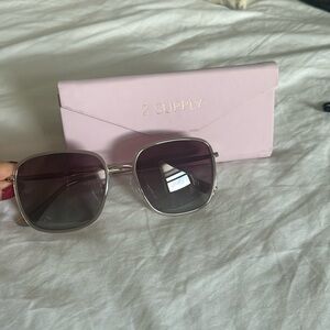 Zsupply pink framed sunglasses polarized